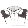 chair dinette round table balcony small tea table